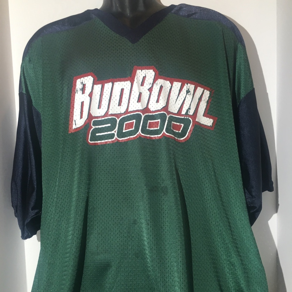 Vintage 2000 Budweiser Bud Bowl Football Jersey
